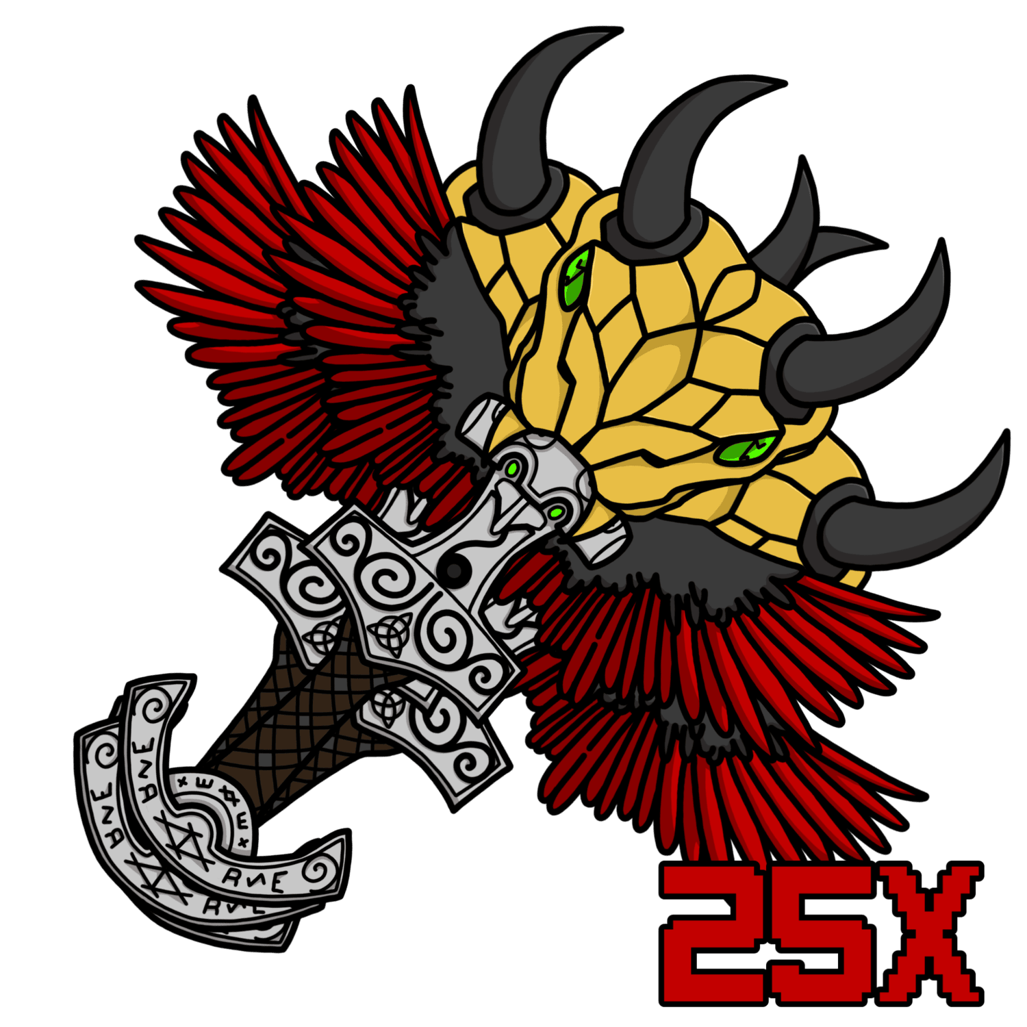 Pack Legendary klíčů 25x