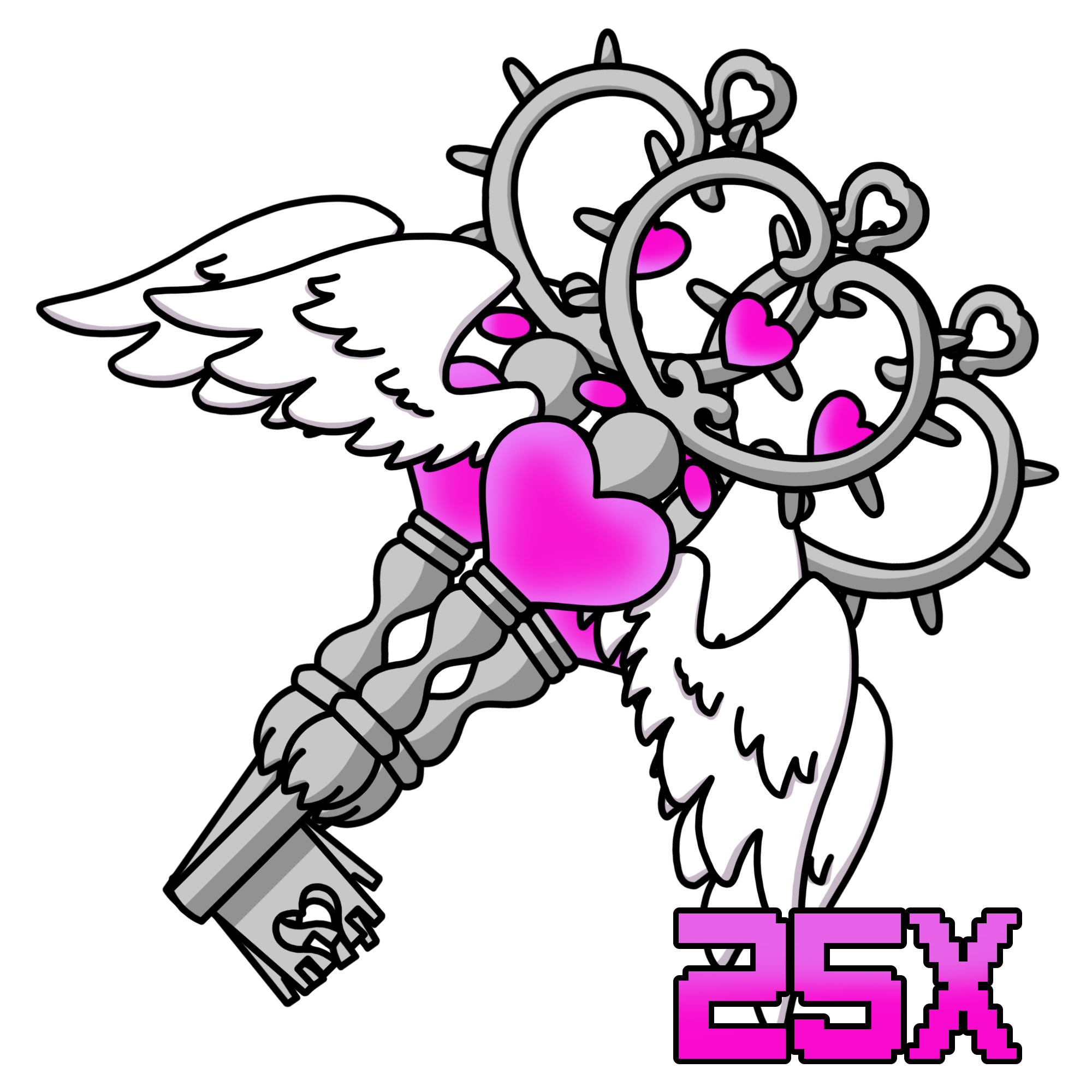 25x Valentýn klíč 2026